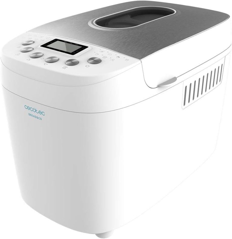 Cecotec Machine à Pain Bread&Co 1500 PerfectCook. 850 W, Pain jusqu'à 1,5 kg, 15 Programmes automatiques, 15 Heures programmables, Cuve qui convient pour un nettoyage au lave-vaisselle