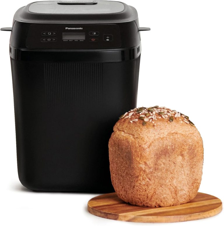 Panasonic SD-YR2540 Machine à pain, avec 32 programmes, 14 programmes automatiques, distributeur de levure, cuisson sans gluten, minuterie, gris foncé